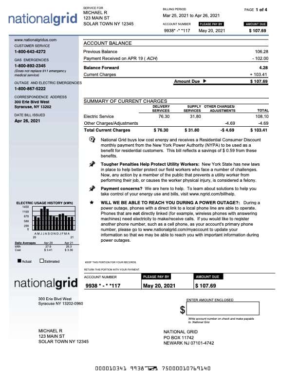 Guide to Community Solar Billing: Bill Breakdown